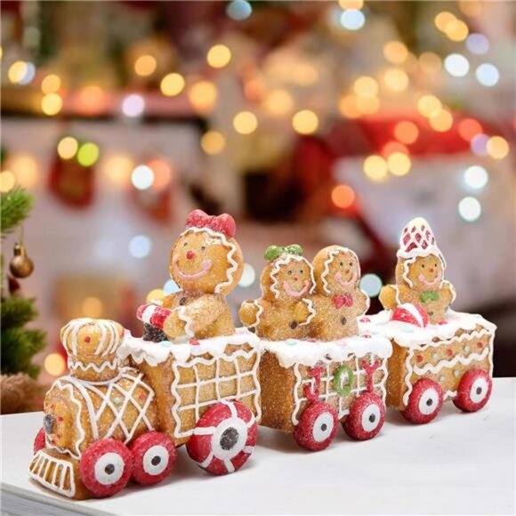 Christmas Decorations Indoor Home Decor Christmas Gingerbread Man Small - Picture 2 of 8